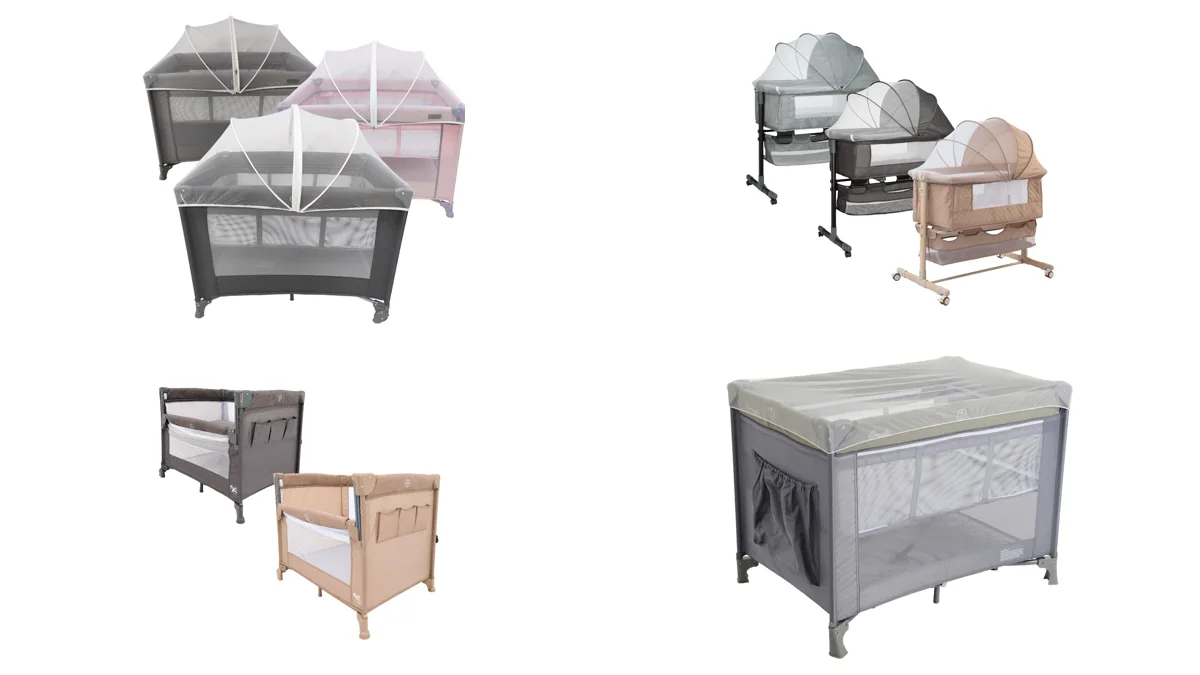 Quatro modelos de berço portátil para bebê