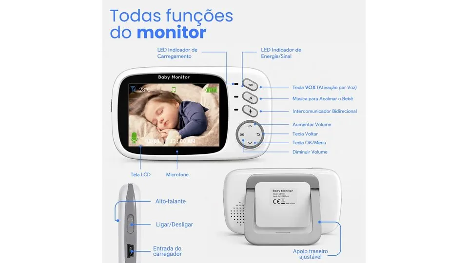 Babá com sensor de movimento/respiração — foto 4