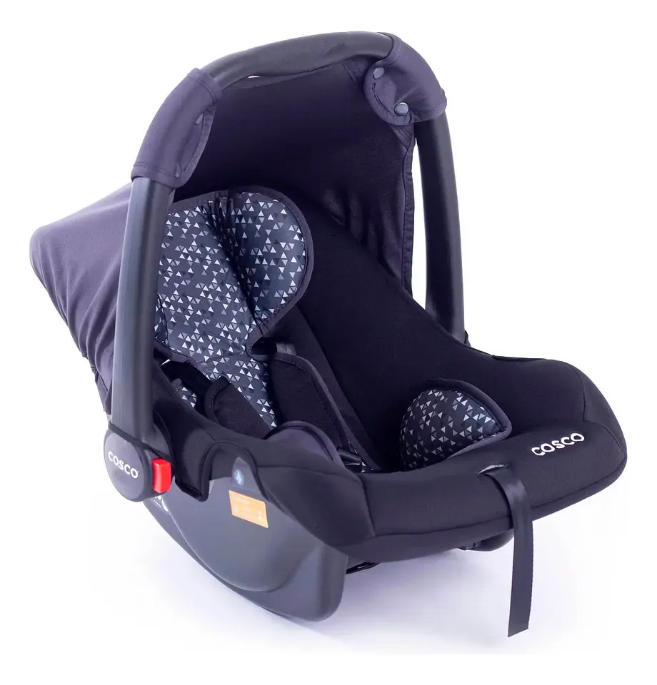 Bebê conforto Cosco Wizz na cor preta, grupo 0 a 13 kg