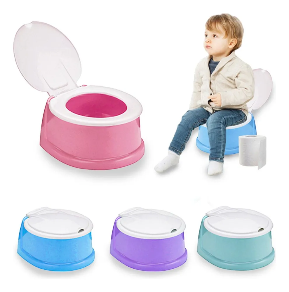 Penico infantil colorido para o desfralde