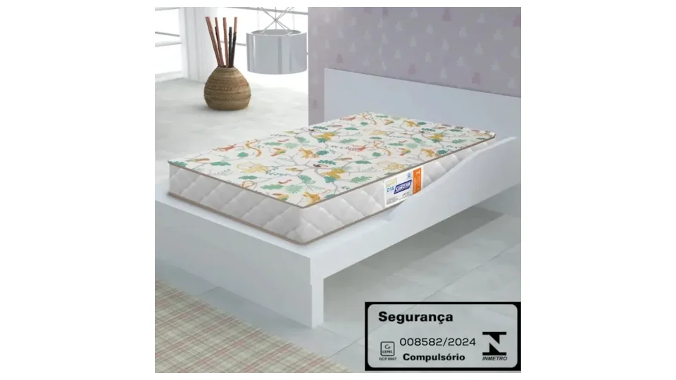 Colchão de berço D18 Supreme Gazin com selo do Inmetro