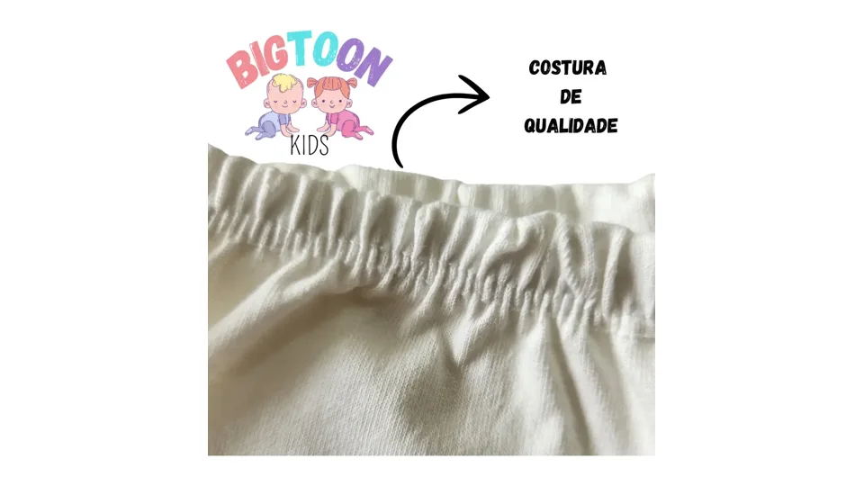 Kit com quatro calças mijão culote para bebê em cores claras (foto 3)
