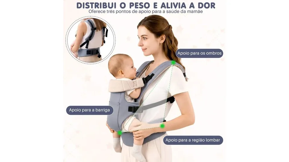 Mochila para bebê maior — foto 3