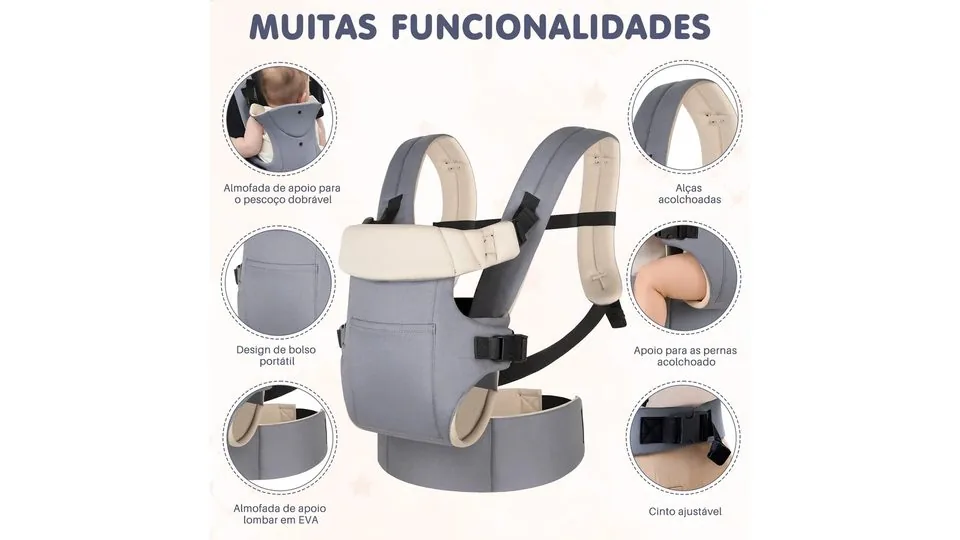 Mochila para bebê maior — foto 4
