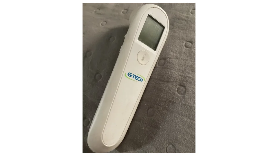 Termômetro infravermelho de testa Easy Sensor G-Tech branco, com visor retroiluminado (foto 3)