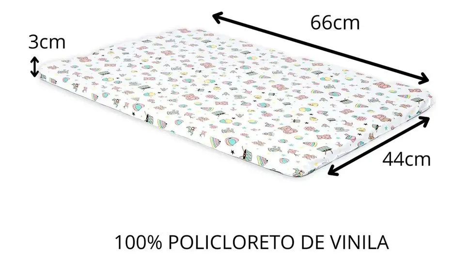 Colchonete de troca com bordas — foto 2