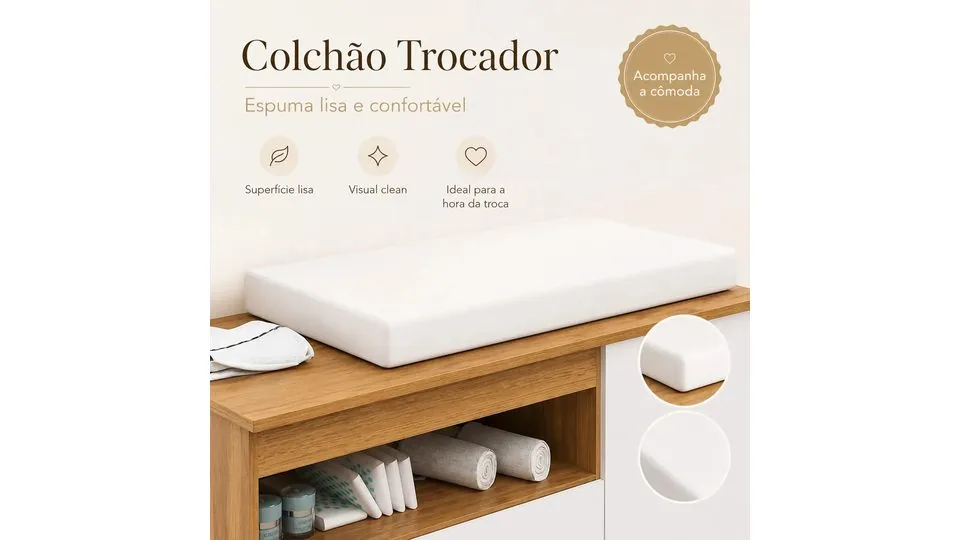 Trocador sobre cômoda — foto 5